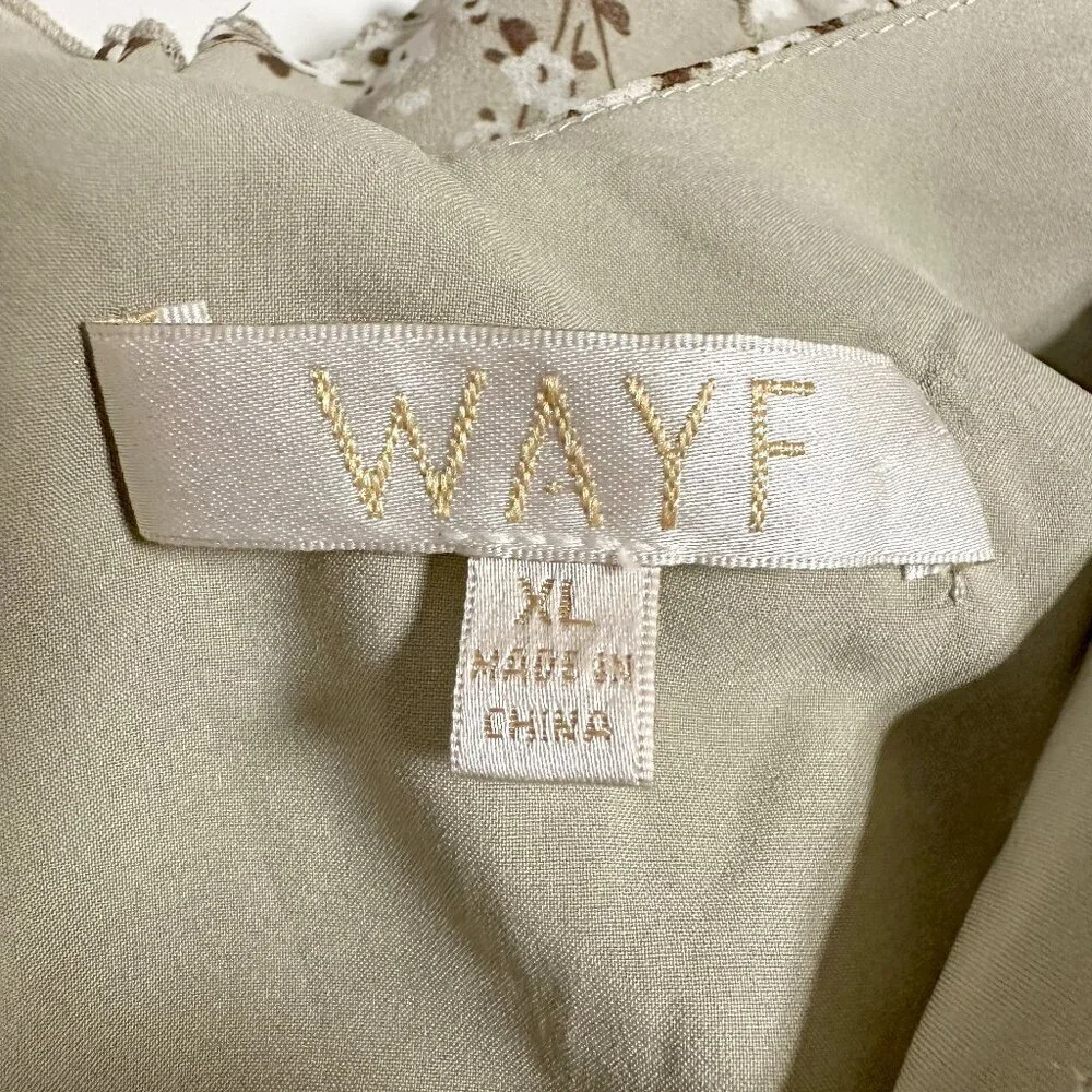 WAYF Morgana Tiered Ruffle Midi Dress - Picture 7 of 11